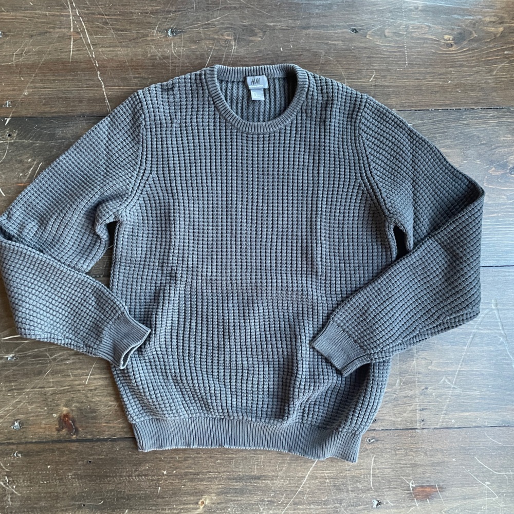 HM - Cotton Waffle Knit Sweater